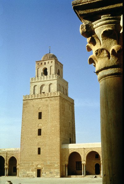 Die Große Moschee, Aghlabid, 836-875 n. Chr. von Unbekannt Unbekannt